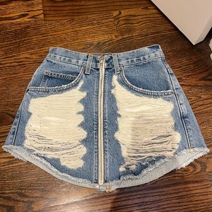 LF Carmar Los Angeles denim skirt